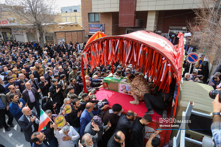 مراسم تشییع سرلشکر شهید «غلامرضا سلیمانی» در شهرکرد