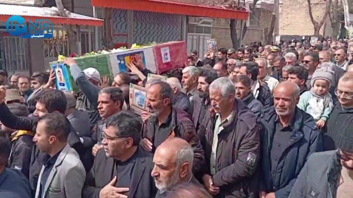 فیلم| وداع با شهید ناو دنا از سمیرم تا ابدیت