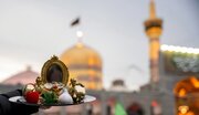 فیلم| لحظه تحویل سال ۱۴۰۵ در حرم مطهر رضوی
