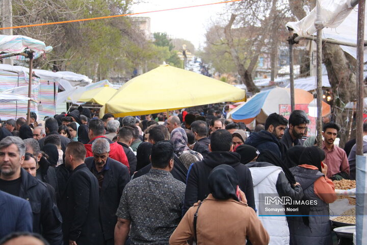 نوروز در دل جنگ؛ شور مردم و خریدهای رنگارنگ در کرمانشاه