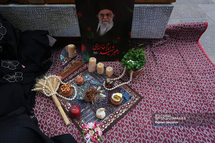 تحویل سال نو در خیابان‌ها و میادین شهر اصفهان