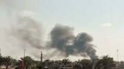 پایگاه نظامیان آمریکایی در نزدیکی فرودگاه بغداد هدف قرار گرفت + فیلم