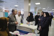 بازدید نوروزی وزیر بهداشت از چند بیمارستان پایتخت