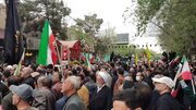 فیلم| تشییع پیکر مطهر سردار نائینی در کاشان با حضور گسترده مردم شهیدپرور