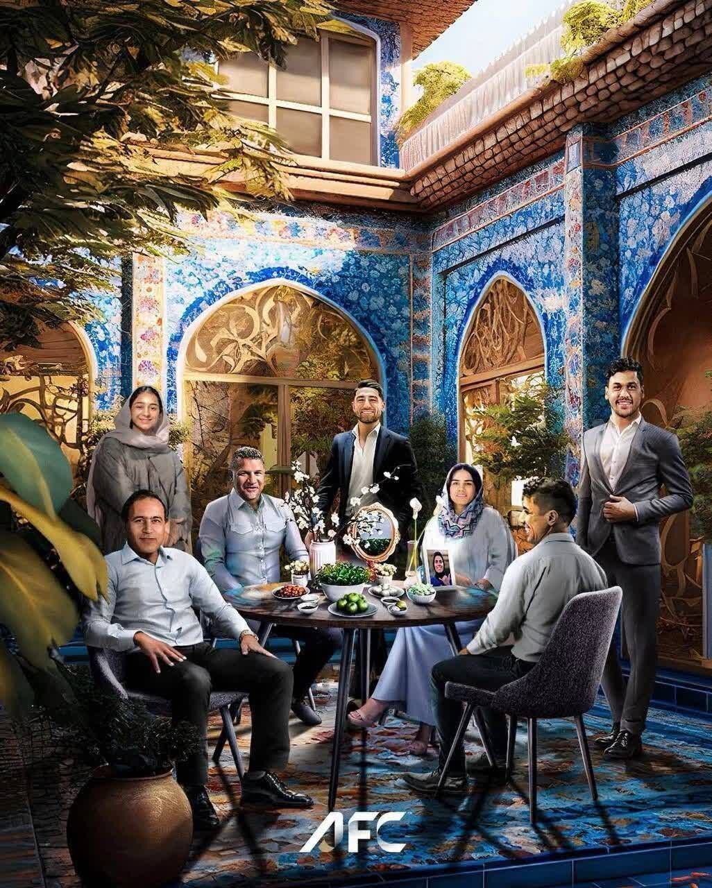 پوستر AFC به بهانه فرارسیدن نوروز باستانی + عکس