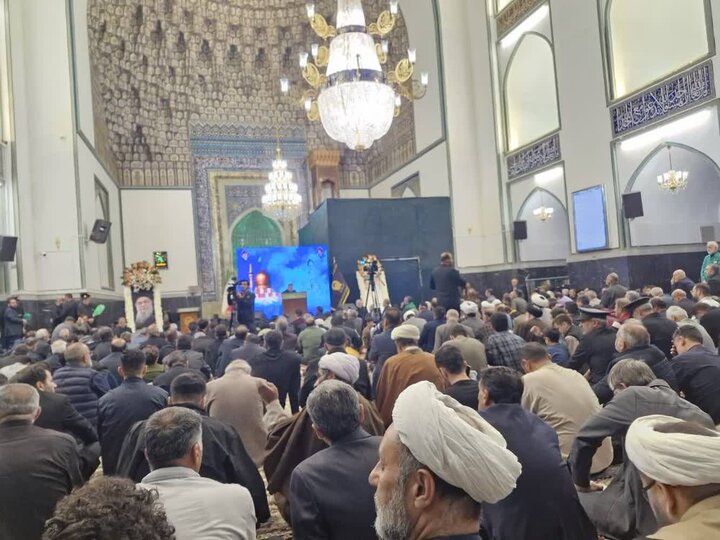 مراسم بزرگداشت شهیدان خطیب، لاریجانی، سلیمانی و شیرازی در حرم رضوی برگزار شد