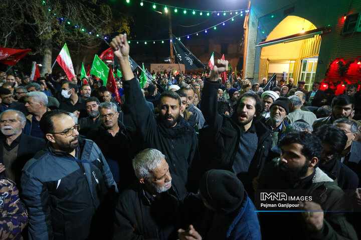 مراسم وداع با 5 شهید خانواده نصر آزادانی