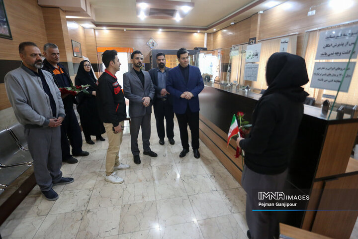 بازدید معاون حمل‌ونقل و ترافیک شهرداری اصفهان از واحدهای خدمت‌رسان شهری