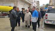 همه دستگاه‌ها برای رفع آبگرفتگی بندر امام خمینی (ره) بسیج شدند