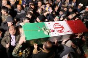 تشییع پیکر شهید «محمد ابراهیم ربانی» بر دوش مردم پاتاوه