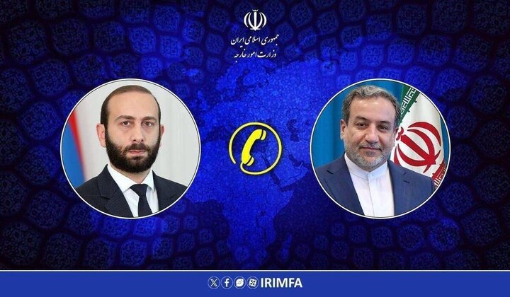 گفت‌وگوی تلفنی وزرای امور خارجه ایران و ارمنستان
