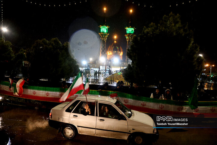 پیمان استوار؛  شب مقاومت همدان زیر باران