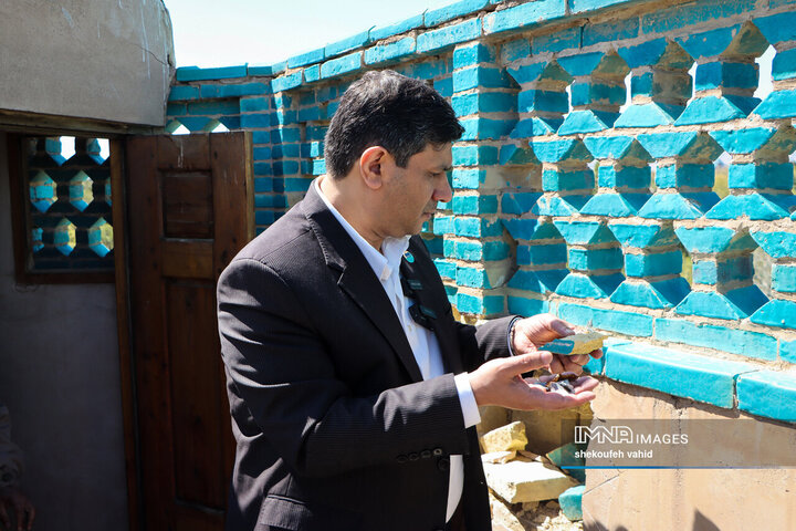 بازدید دبیرکل ملی یونسکو در ایران از آثار تاریخی آسیب دیده اصفهان