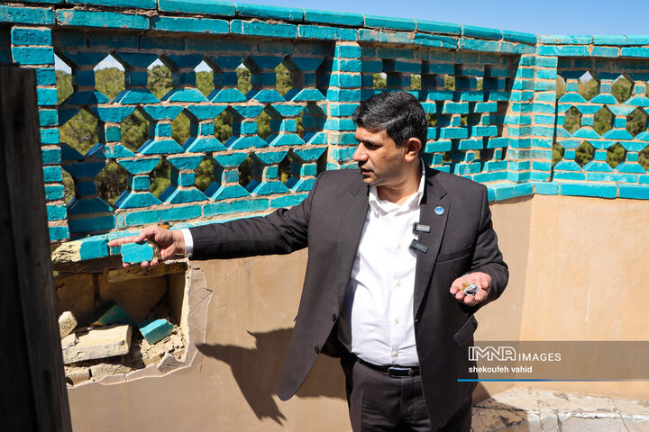 بازدید دبیرکل ملی یونسکو در ایران از آثار تاریخی آسیب دیده اصفهان