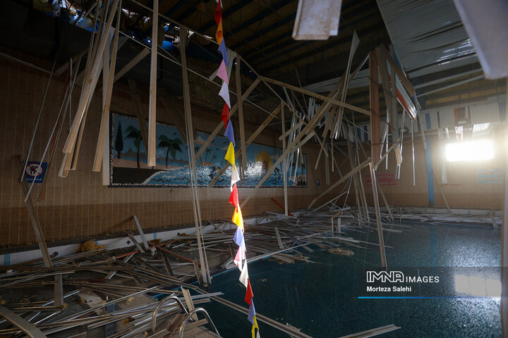 حمله آمریکا و رژیم صهیونیستی به یک استخر در شهرستان مبارکه
