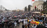 استانبول زیر باران؛ خیابان‌های ترکیه علیه واشنگتن و تل‌آویو