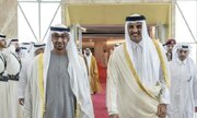 تأکید سران قطر و امارات بر ضرورت مهار تنش‌ها در منطقه