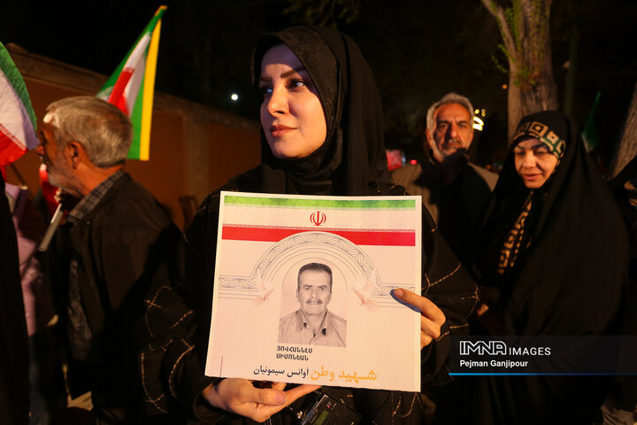 مراسم وداع با شهید مسیحی وطن «آوانس سیمونیان»