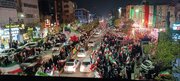 حضور گسترده مردم عزادار مشهد در خیابان‌ها؛ هفتادوهفتین شب پیاپی برای حفظ میهن