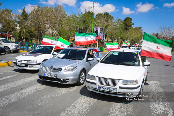 کاروان ۷ هزار خودرویی در شهر تبریز