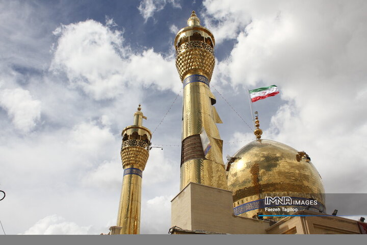 آثار تجاوز آمریکایی-صهیونی به حسینیه اعظم زنجان