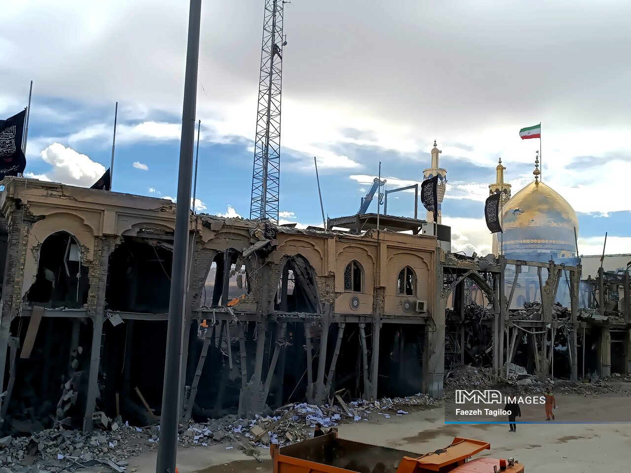 زنجان در خروش یومالعباس/ اینجا پرچم حسین بر زمین نمیافتد