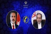 تماس تلفنی وزرای امور خارجه جمهوری اسلامی ایران و ترکیه