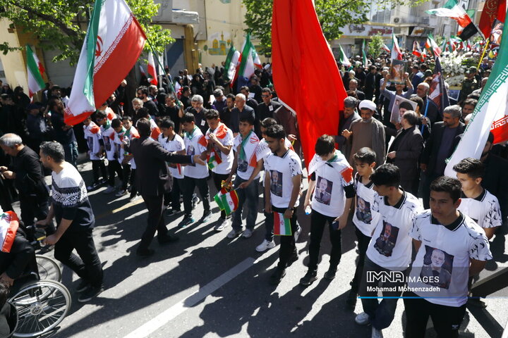 مراسم تشییع پیکر مطهر سرلشکر عبدالرحیم موسوی