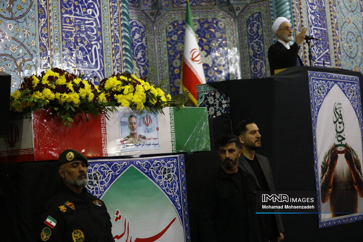 مراسم تشییع پیکر مطهر سرلشکر عبدالرحیم موسوی