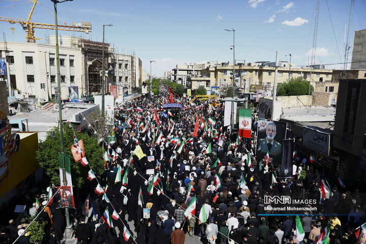 مراسم تشییع پیکر مطهر سرلشکر عبدالرحیم موسوی