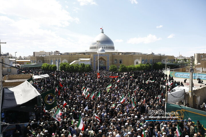 مراسم تشییع پیکر مطهر سرلشکر عبدالرحیم موسوی