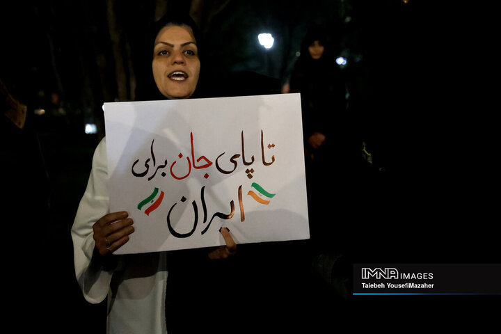 اجتماع کادر سلامت و درمان همدان در محکومیت حمله امریکایی صهیونی