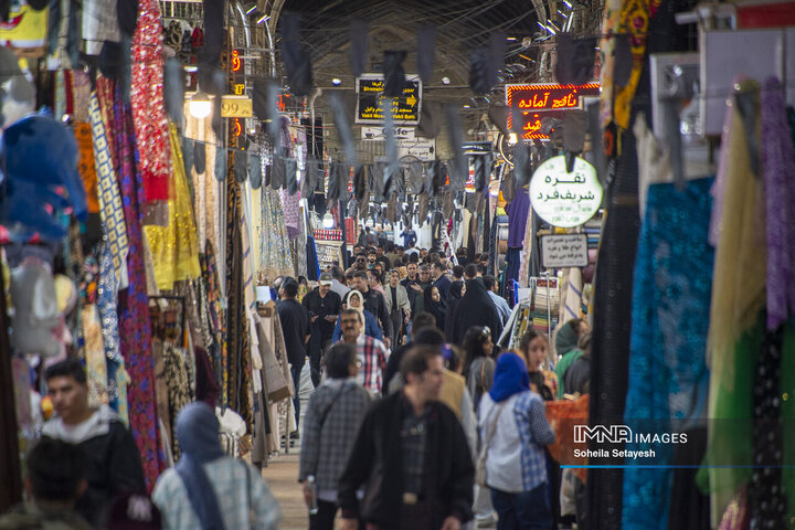 جریان زندگی در بازار وکیل شیراز