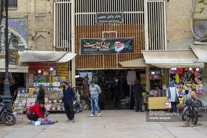 جریان زندگی در بازار وکیل شیراز