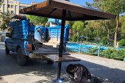 نصب ۷ آلاچیق جدید در پارک ملت برای بهبود کیفیت فضاهای شهری
