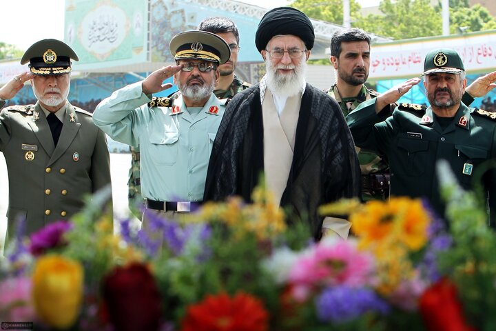 حضور در دانشگاه افسری امام حسین(ع) - خرداد 1391