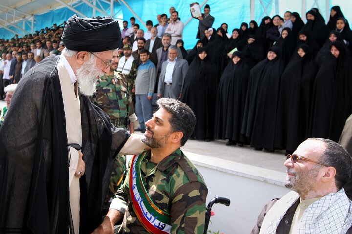 حضور در دانشگاه افسری امام حسین(ع) - خرداد 1391