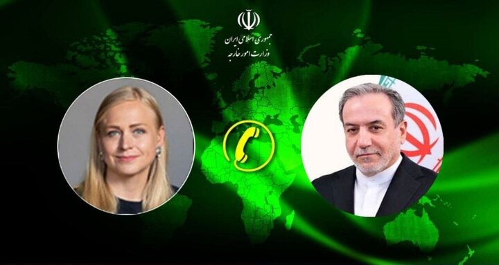 گفت‌وگوی تلفنی وزرای امور ایران و فنلاند