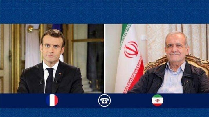 پزشکیان خطاب به مکرون: برقراری آتش‌بس در لبنان یکی از شروط محوری طرح ۱۰ ماده‌ای بوده است