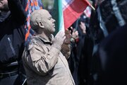 عزاداری و گِل‌مالی خرم‌آبادی‌ها در اربعین رهبر شهید