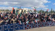 فیلم| روایت اشک و پایمردی در آیین عزاداری چمر رهبر شهید انقلاب اسلامی در ملکشاهی