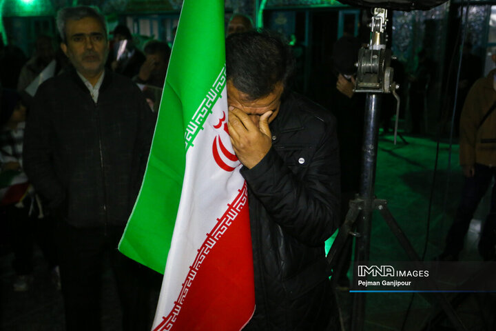 قافله عزاداری اربعین امام شهید در اصفهان