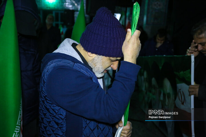 قافله عزاداری اربعین امام شهید در اصفهان