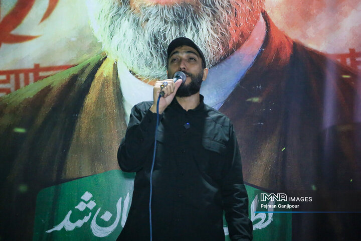 قافله عزاداری اربعین امام شهید در اصفهان