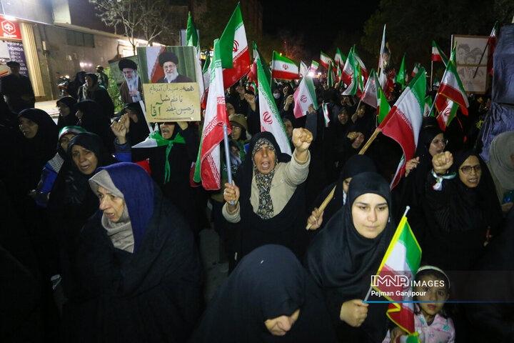 قافله عزاداری اربعین امام شهید در اصفهان