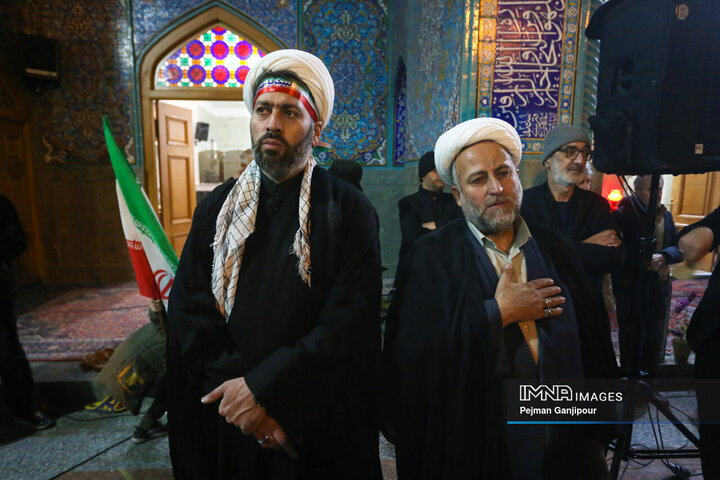 قافله عزاداری اربعین امام شهید در اصفهان