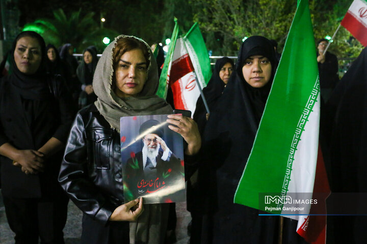 قافله عزاداری اربعین امام شهید در اصفهان