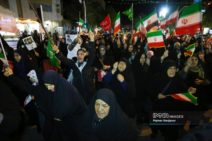 قافله عزاداری اربعین امام شهید در اصفهان