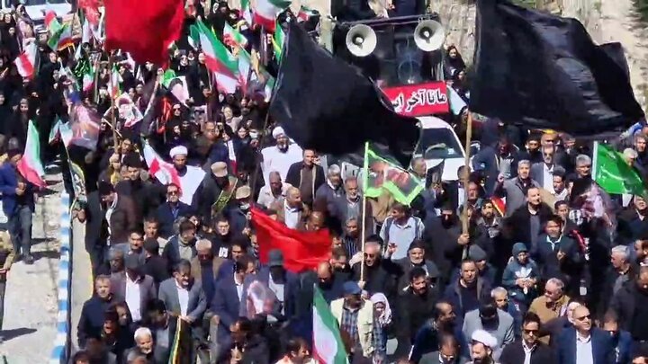 مراسم اربعین رهبر شهید در سمیرم