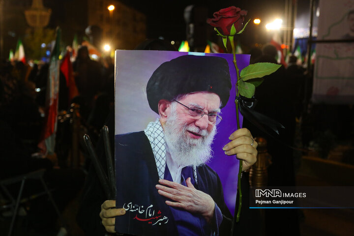 مراسم چهلمین روز شهادت رهبر معظم انقلاب در اصفهان